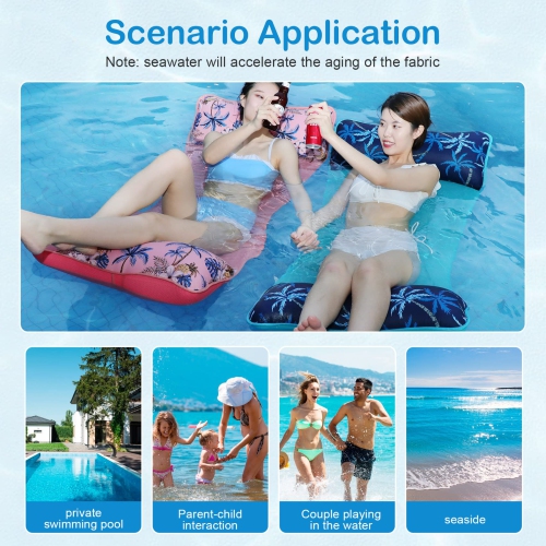 Pool Floaties for Adults, Inflatable Floaties for Adults Floats, 5-in-1 Multi Inflatable Swimming Pool, Portable Water H