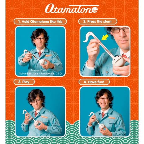 Otamatone [Japan Series] Japanese Character Electronic Musical Instrument Portable Synthesizer from Japan by Cube/Maywa