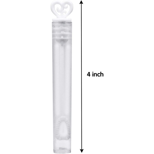JOYIN 72-Piece Mini Bubble Wands Bulk, Summer Toy, Party Favor, Birthdays, Photo Prop Decorations, Gift, Circle & Heart