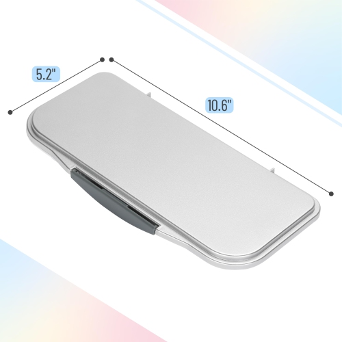 Mr. Pen – Palette aquarelle étanche avec couvercle, paquet de 4, 18 puits et 2 zones de mélange, palette aquarelle, palette de peinture