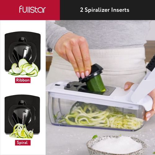 Vegetable Chopper Vegetable Cutter - Food Onion Salad Veggie Chopper with Container - French Fry Potato Dicer Slicer Cut