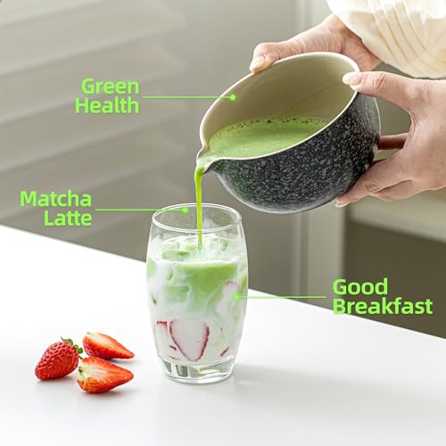 Ensemble de fouets Matcha de TEANAGOO, ensemble de 7 pièces pour matcha, ensemble de matcha pour cérémonie, ensemble à thé Matcha, fouet matcha et