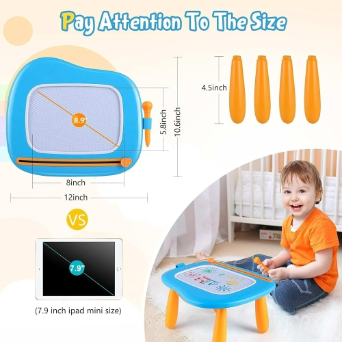 Smasiagon Toddler Toys 1-2 Year Old Boys - Magnetic Drawing Doodle Board for Kids - Learning Educational Toys for 1 2 3