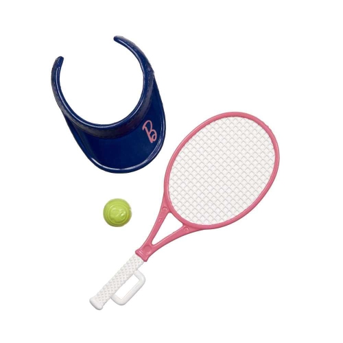 Barbie Careers Fashion Doll & Accessories, Made to Move Tennis Player Wearing Removable Outfit with Racket & Ball, 22 Be