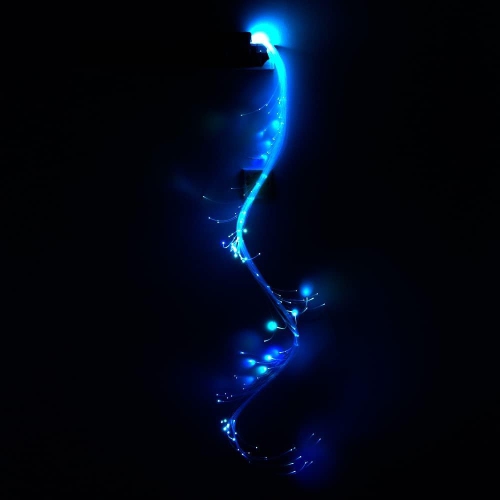 Fouet à fibre optique, fouet pixélisé Dance Flow Super Bright Light Up Rave Toy 40 Mode 360 d'AMKI