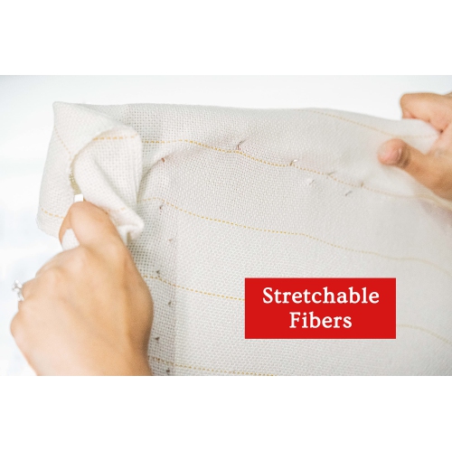 DABLINE 2m x 2m Primary Tufting Cloth for Rug Making and Punch Needle, Premium Monks Cloth for Cut and Loop Pile Tufting