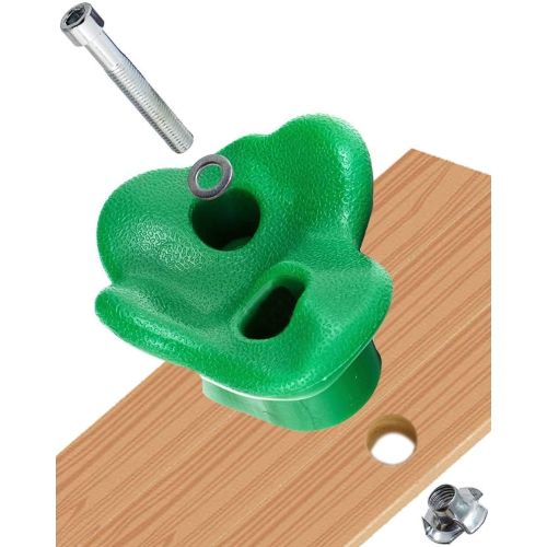 NOSTIFY 25pc Rock Climbing Holds and 4pc Climb Handles, Kids Colourful Pig Nose Shape Rock Wall Stone Set for Outdoor Pl