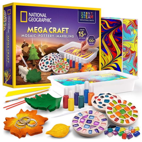 NATIONAL GEOGRAPHIC Mega Arts and Crafts Kit for Kids