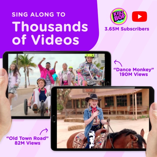 Move2Play, Kidz Bop Karaoke Microphone | The Hit Music Brand for Kids | Toy for Girls & Boys Ages 2, 3, 4, 5, 6, 7, 8+ Y