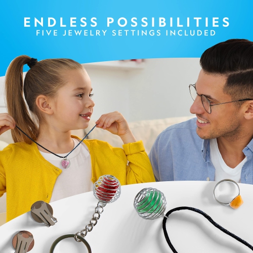 NATIONAL GEOGRAPHIC Rock Tumbler Refill Kit - 2.26 kg Mix of Rocks for Tumbling and Rough Gemstones - Rock Tumbler Suppl