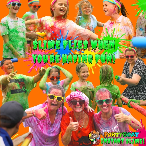 Bulk Instant Slime Powder! Mix with Water to Make 160L for a Slime Bucket Challenge, Colour War, Colour Run, Blaster Gun