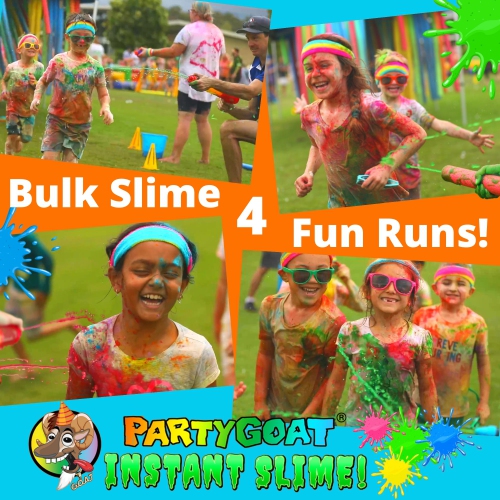 Bulk Instant Slime Powder! Mix with Water to Make 160L for a Slime Bucket Challenge, Colour War, Colour Run, Blaster Gun