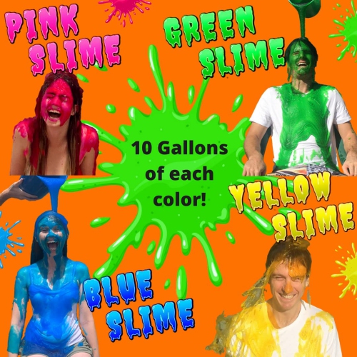 Bulk Instant Slime Powder! Mix with Water to Make 160L for a Slime Bucket Challenge, Colour War, Colour Run, Blaster Gun