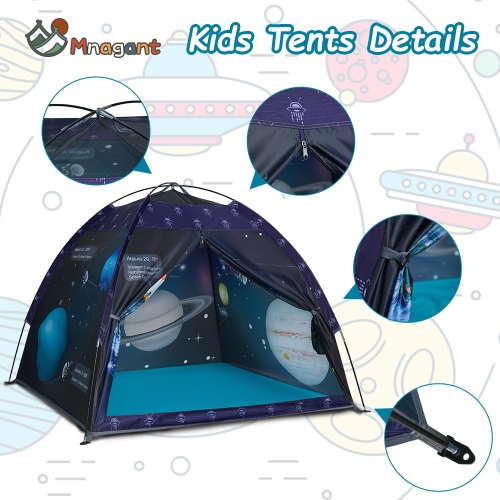 Mnagant Space World Play Tent-Kids Galaxy Dome Tent Playhouse for Boys and Girls Imaginative Play-Astronaut Space for Ki