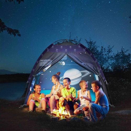 Mnagant Space World Play Tent-Kids Galaxy Dome Tent Playhouse for Boys and Girls Imaginative Play-Astronaut Space for Ki