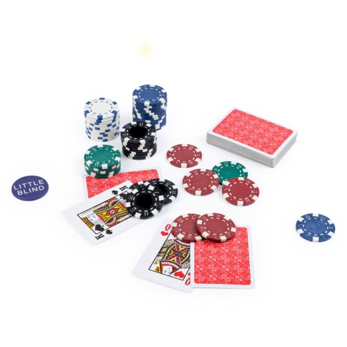 Cardinal Classics, 300-Piece Poker Set with Aluminum Carrying Case & Professional Weight Chips Plus 5 Poker Dice, Casino