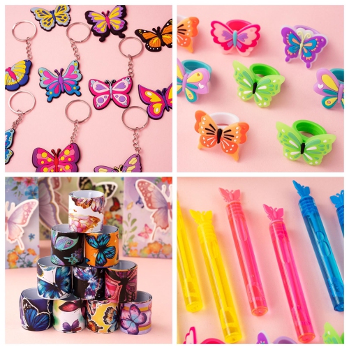 Papillon en cadeau Les fées d'anniversaire Fournitures de fête pour filles Jouets enfant Cadeau Cadeau Bourdon Sac à surprises Papillons Décoration