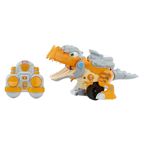 LITTLE TIKES  T-Rex Strike Rc Remote Control Chompin' Walking Spinning Roaring Dinosaur Vehicle Toy With Music And Sfx Fo Great Toy for Kids!