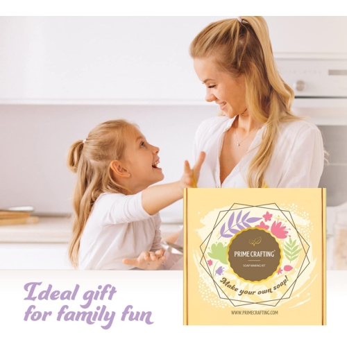 Trousse de fabrication de savon - Kit de fabrication Savon - Fournitures de fabrication de savon avec beurre de karité 1 lb, base de savon