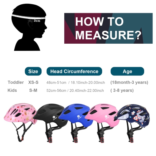 GLAF Baby Bike Helmet Toddler Infant Helmet for Kids 1+ Years Old Girls Boys Toddlers Youth Helmet Ventilation Adjustabl