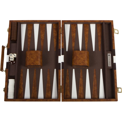 Get The Games Out Top Backgammon Set - Classic Board Game Case - Best Strategy & Tip Guide - Available in Small, Medium