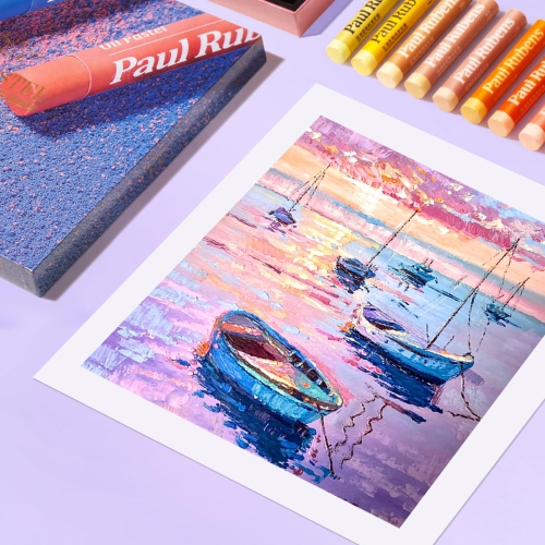 Paul Rubens Oil Pastels, 48 couleurs de macarons pastels à l'huile souple, pastels à l'huile pour artistes, étudiants, ensemble Pastel à l'huile