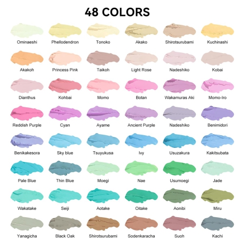 Paul Rubens Oil Pastels, 48 couleurs de macarons pastels à l'huile souple, pastels à l'huile pour artistes, étudiants, ensemble Pastel à l'huile