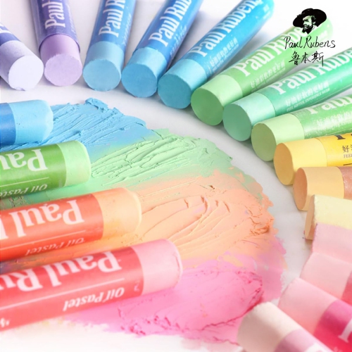 Paul Rubens Oil Pastels, 48 couleurs de macarons pastels à l'huile souple, pastels à l'huile pour artistes, étudiants, ensemble Pastel à l'huile