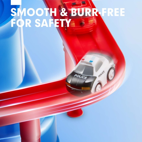 hahaland Kids Toys for 3 Year Old Boys - Car Race Track Boy Toy Age 3 4, Adventure Vehicles Toy Learning & Intelligence