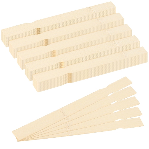 Bâtons de mélange de peinture SHEUTSAN 200 PCS 14&nbsp;po, bâtons de mélange de peinture en bois, bâtons de satules de peinture en bois pour les