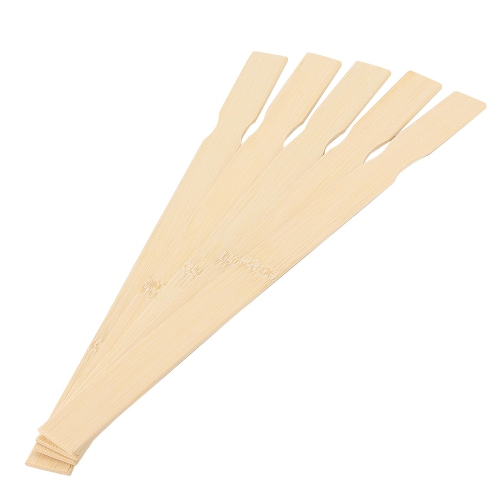 Bâtons de mélange de peinture SHEUTSAN 200 PCS 14 po, bâtons de mélange de peinture en bois, bâtons de satules de peinture en bois pour les