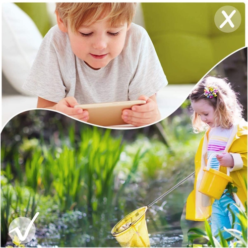 Ensemble d'aventure en plein air pour enfants Jumelles -16 pièces, boussole, lampe de poche, loupe pour enfants, trousse papillon, micro à main