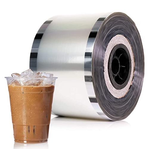 Cup Sealer Film, 1 Roll 3000pcs Bubble Tea Sealing Machine's Film PP Plastic and Paper Coffee & Bublble Tea Cups 90 mm (