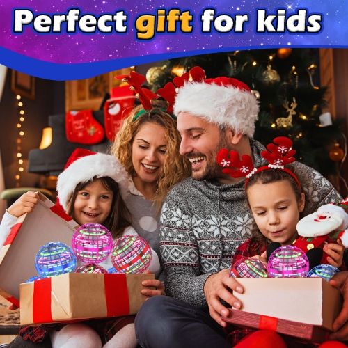 Flying Orb Ball Toys Soaring Hover Fidget Hand Controlled Mini Drone Cosmic Globe Spinning Kids Adults Outdoor Fly Toy B