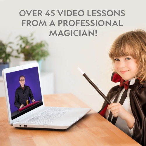 National Geographic Kids Magic Set - 45 Magic Tricks for Kids to Perform with Step-by-Step Video Instructions for Each T