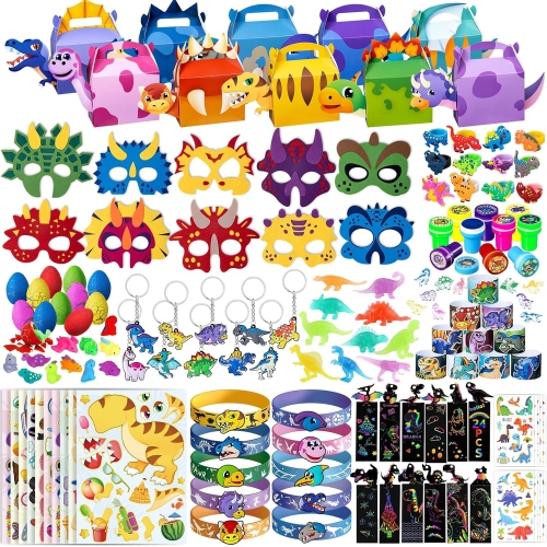 DMIGHT  Dinosaur Party Favors, Dinosaur Birthday Party Supplies, Dinosaur Goodie Bags for Kids Birthday, Dino Gifts Bags Fillers