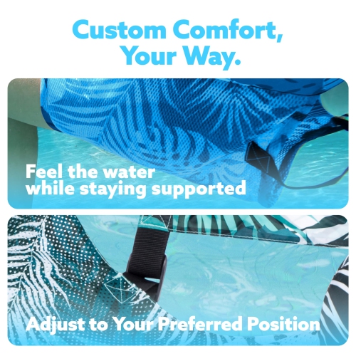 SLOOSH Inflatable Pool Floats Adult,2 Packs Floating Lounge Chairs,Blow up Pool Noodles for Adult Heavy Duty,Floating Ch