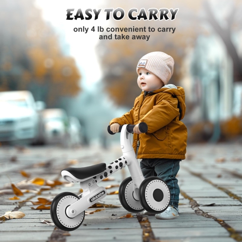 allobebe Baby Balance Bike 1 Year Old, Toddler First Mini Bike for 12-24 Month, Toys and Gifts for 1 Year Old Girls Boys