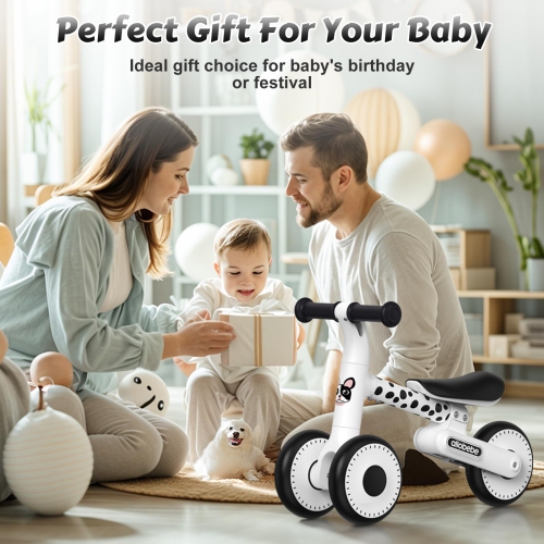 allobebe Baby Balance Bike 1 Year Old, Toddler First Mini Bike for 12-24 Month, Toys and Gifts for 1 Year Old Girls Boys