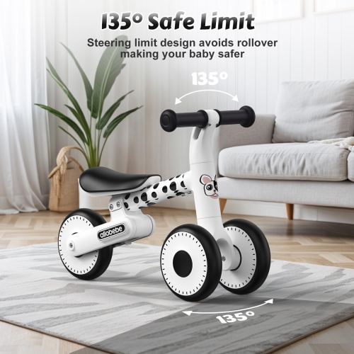 allobebe Baby Balance Bike 1 Year Old, Toddler First Mini Bike for 12-24 Month, Toys and Gifts for 1 Year Old Girls Boys