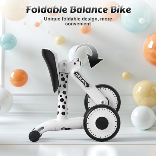 allobebe Baby Balance Bike 1 Year Old, Toddler First Mini Bike for 12-24 Month, Toys and Gifts for 1 Year Old Girls Boys