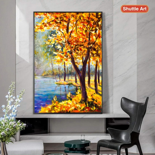 Shuttle Art Acrylic Paint, 18 Colors Acrylic Paint Pouches, Artist Grade Acrylic Paint Set, Rich Pigments