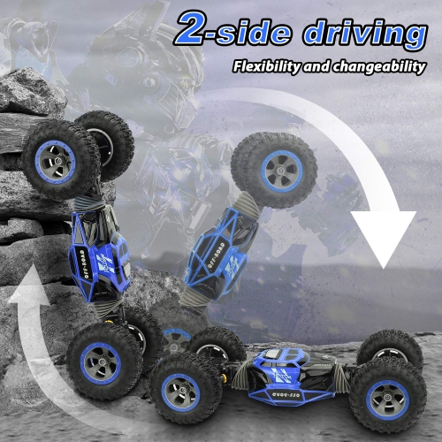 BEZGAR TD141 Remote Control Car, Boys RC Buggy Truck 4WD Off Road All Terrains 1:14 Scale Hobby Toy Racing Transform Veh