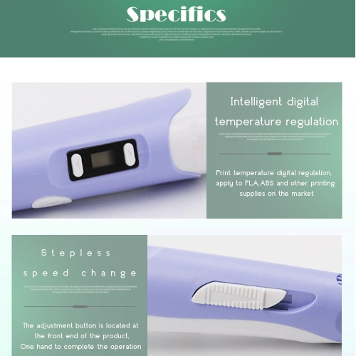 LIHUACHEN 3D Pen with 265 Feet 27 Colors PLA Filament Refills,3D Printing Pen Compatible PLA & ABS,Creativeink Toys,Perf