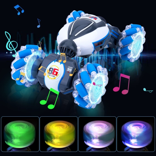 Gesture Sensing RC Stunt Car, Toys for Boys Girls 6-12 Year 4WD Remote Control Car 360