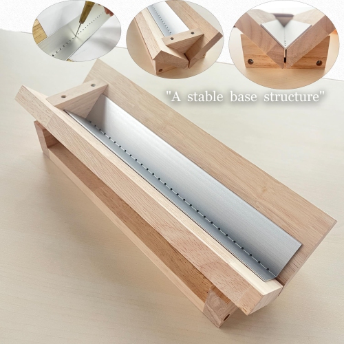 Socle de perforation de reliure avec guide de perçage en aluminium, avec un aube et une règle, ensemble d'outils de poinçonnage Signature pour