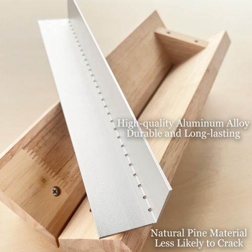 Socle de perforation de reliure avec guide de perçage en aluminium, avec un aube et une règle, ensemble d'outils de poinçonnage Signature pour