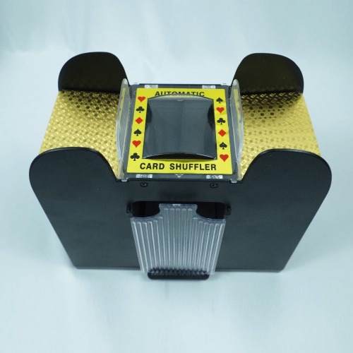 FavorCa 1-6 Decks Automatic Card Shuffler USB/Battery Operated Electric Shuffler for Home Party Poker Blackjack UNO Game