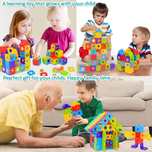 Building Blocks for Toddlers & Kids 160 Pcs Jumbo Toy Building Sets