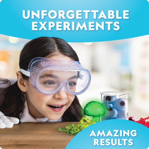 Blue Marble National Geographic Gross Chemistry Set - 20 Gross Science Experiments for Kids, Dissect a Brain, Burst Bloo